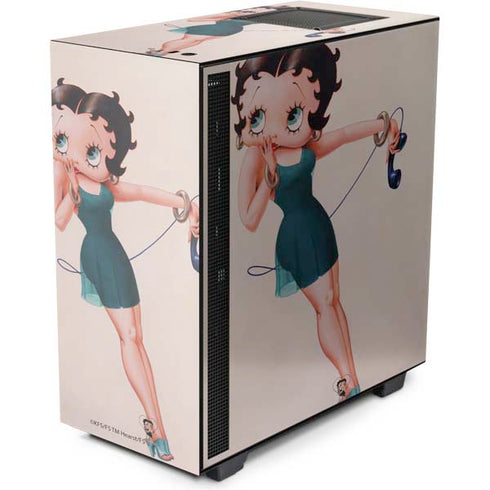 Betty Boop On the Phone NZXT H510 Compact ATX Mid-Tower Case Skin