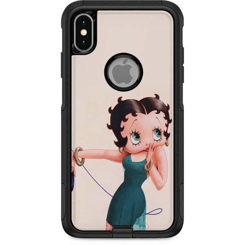 Betty Boop On the Phone Otterbox Commuter iPhone Skin