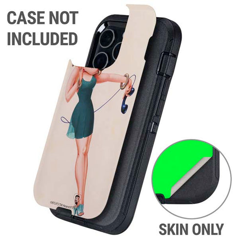 Betty Boop On the Phone Otterbox Defender iPhone Skin