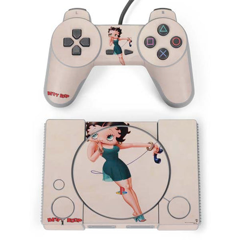 Betty Boop On the Phone PlayStation Classic Bundle Skin