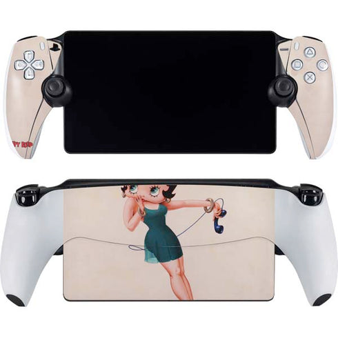 Betty Boop On the Phone PlayStation Portal Remote Player Skin