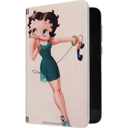 Betty Boop On the Phone Surface Duo Skin