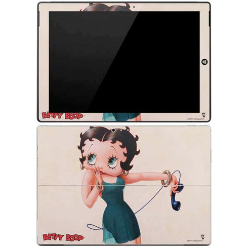 Betty Boop On the Phone Surface Pro 3 Skin