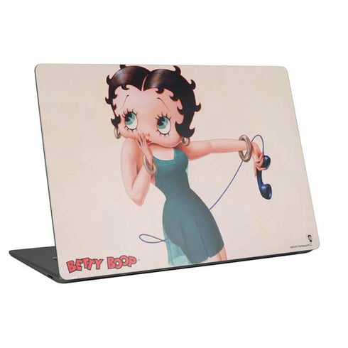 Betty Boop On the Phone Universal Laptop 18in (14.6 x 10.6in) Skin