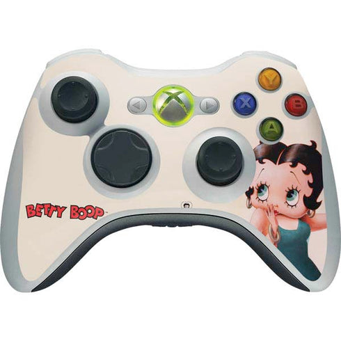 Betty Boop On the Phone Xbox 360 Wireless Controller Skin