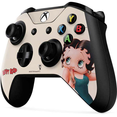 Betty Boop On the Phone Xbox One X Controller Skin