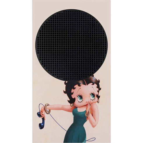 Betty Boop On the Phone Xbox Series S Console Skin
