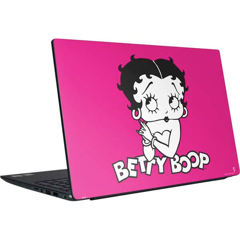 Betty Boop Pink Background Dell Vostro Skin