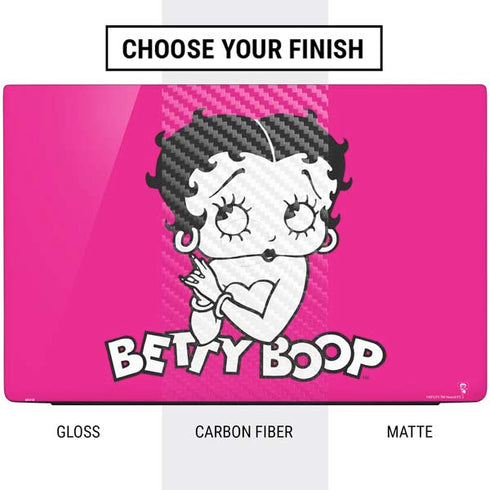 Betty Boop Pink Background Dell Vostro Skin