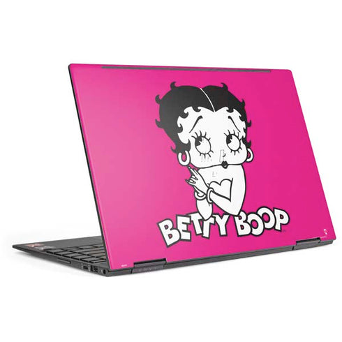 Betty Boop Pink Background HP Envy Skin