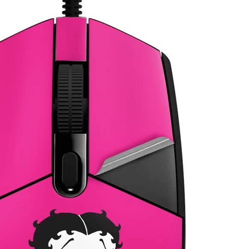 Betty Boop Pink Background G203 Prodigy RGB Wired Gaming Mouse Skin