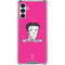 Betty Boop Pink Background Galaxy A13 5G Clear Case
