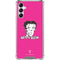 Betty Boop Pink Background Galaxy A14 5G Clear Case