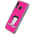 Betty Boop Pink Background Galaxy A20 Clear Case