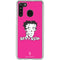 Betty Boop Pink Background Galaxy A21 Clear Case