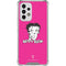 Betty Boop Pink Background Galaxy A53 5G Clear Case
