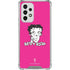 Betty Boop Pink Background Galaxy A53 5G Clear Case