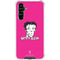 Betty Boop Pink Background Galaxy A54 5G Clear Case