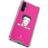 Betty Boop Pink Background Galaxy A54 5G Clear Case