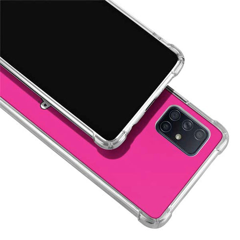 Betty Boop Pink Background Galaxy A71 5G Clear Case