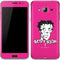 Betty Boop Pink Background Galaxy J3 Skin