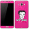 Betty Boop Pink Background Galaxy J7 Skin