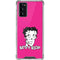 Betty Boop Pink Background Galaxy Note20 5G Clear Case