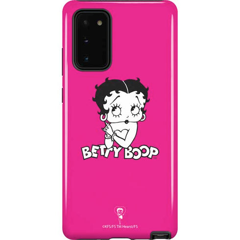 Betty Boop Pink Background Galaxy Note20 5G Pro Case