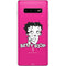 Betty Boop Pink Background Galaxy S10 Plus Skin