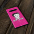 Betty Boop Pink Background Galaxy S10 Plus Skin