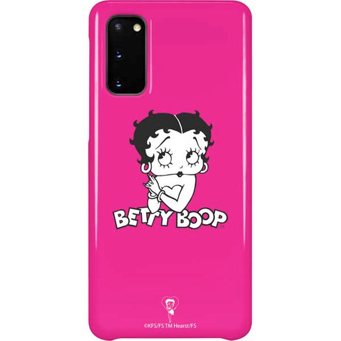 Betty Boop Pink Background Galaxy S20 Lite Case