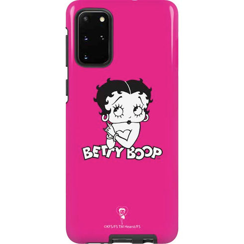 Betty Boop Pink Background Galaxy S20 Plus Pro Case