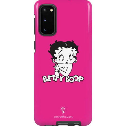 Betty Boop Pink Background Galaxy S20 Pro Case