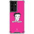 Betty Boop Pink Background Galaxy S21 Ultra 5G Clear Case