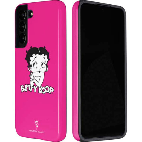 Betty Boop Pink Background Galaxy S22 Pro Case