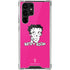 Betty Boop Pink Background Galaxy S22 Ultra Clear Case