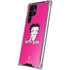 Betty Boop Pink Background Galaxy S22 Ultra Clear Case