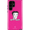 Betty Boop Pink Background Galaxy S22 Ultra Pro Case
