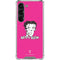 Betty Boop Pink Background Galaxy S23 Clear Case