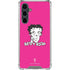 Betty Boop Pink Background Galaxy S23 FE Clear Case