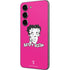 Betty Boop Pink Background Galaxy S23 Skin