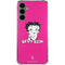 Betty Boop Pink Background Galaxy S24 Plus Clear Case