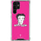 Betty Boop Pink Background Galaxy S24 Ultra Clear Case