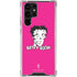 Betty Boop Pink Background Galaxy S24 Ultra Clear Case