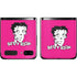 Betty Boop Pink Background Galaxy Z Flip Skin