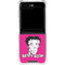 Betty Boop Pink Background Galaxy Z Flip5 5G Clear Case