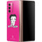 Betty Boop Pink Background Galaxy Z Fold2 5G Skin