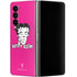 Betty Boop Pink Background Galaxy Z Fold4 5G Skin