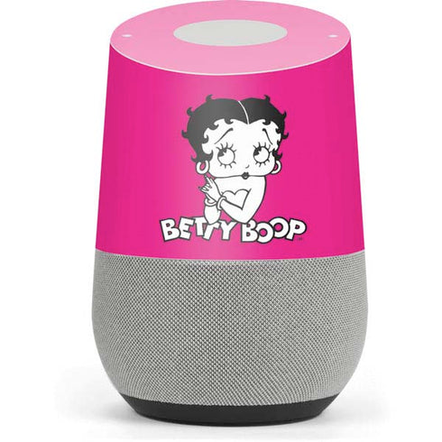 Betty Boop Pink Background Google Home Skin