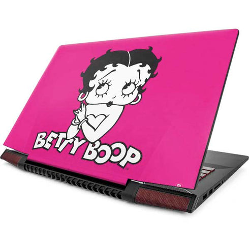 Betty Boop Pink Background Lenovo IdeaPad Skin